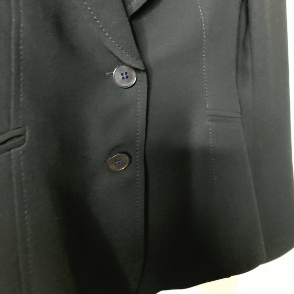 Zara Black Seamed Tuxedo Blazer - Picture 4 of 8